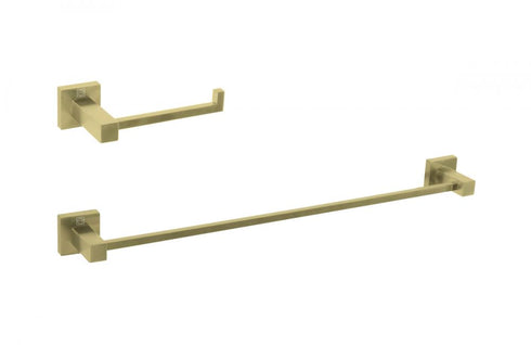 Elegant Lighting Isla 2 piece Bathroom Hardware Set in Brushed Gold Model: HWB-12S2BGD