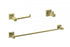 Elegant Lighting Isla 3 piece Bathroom Hardware Set in Brushed Gold Model: HWB-12S3HBGD