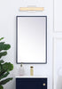 Elegant Lighting Ivaan 1 Light Wall Sconce L16 Inch E4.5 Inch H4.3 Inch LED 8 Watt 3CCT in Chrome Model: LD302W16C