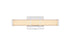 Elegant Lighting Ivaan 1 Light Wall Sconce L16 Inch E4.5 Inch H4.3 Inch LED 8 Watt 3CCT in Chrome Model: LD302W16C