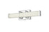 Elegant Lighting Ivaan 1 Light Wall Sconce L16 Inch E4.5 Inch H4.3 Inch LED 8 Watt 3CCT in Chrome Model: LD302W16C