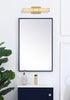 Elegant Lighting Ivaan 1 Light Wall Sconce L16 Inch E4.5 Inch H4.3 Inch LED 8 Watt 3CCT in Satin Gold Model: LD302W16SG