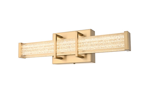 Elegant Lighting Ivaan 1 Light Wall Sconce L16 Inch E4.5 Inch H4.3 Inch LED 8 Watt 3CCT in Satin Gold Model: LD302W16SG