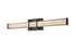 Elegant Lighting Ivaan 1 Light Wall Sconce L24 Inch E4.5 Inch H4.3 Inch LED 14 Watt 3CCT in Black Model: LD302W24BK