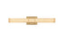 Elegant Lighting Ivaan 1 Light Wall Sconce L24 Inch E4.5 Inch H4.3 Inch LED 14 Watt 3CCT in Satin Gold Model: LD302W24SG