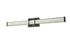 Elegant Lighting Ivaan 1 Light Wall Sconce L31 Inch E4.5 Inch H4.3 Inch LED 18 Watt 3CCT in Black Model: LD302W31BK
