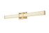 Elegant Lighting Ivaan 1 Light Wall Sconce L31 Inch E4.5 Inch H4.3 Inch LED 18 Watt 3CCT in Satin Gold Model: LD302W31SG