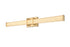 Elegant Lighting Ivaan 1 Light Wall Sconce L31 Inch E4.5 Inch H4.3 Inch LED 18 Watt 3CCT in Satin Gold Model: LD302W31SG