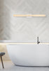 Elegant Lighting Ivaan 1 Light Wall Sconce L36 Inch E4.5 Inch H4.3 Inch LED 24 Watt 3CCT in Chrome Model: LD302W36C