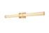 Elegant Lighting Ivaan 1 Light Wall Sconce L36 Inch E4.5 Inch H4.3 Inch LED 24 Watt 3CCT in Satin Gold Model: LD302W36SG