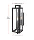 Elegant Lighting Jairo 1 Light Wall Sconce W5 Inch xH16.5 Inch xE6 Inch in Black Model: OD809W17BK