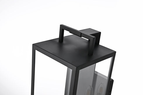 Elegant Lighting Jairo 4 Light Wall Sconce W8 Inch xH26 Inch xE9 Inch in Black Model: OD809W26BK