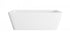 Elegant Lighting Jamison 67 inch Bathtub in Glossy White with Brushed Gold Trim Model: BT30667GW-BGD