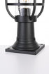 Elegant Lighting Janney 7 inch Outdoor Pendant in Black Model: OD314P17BK