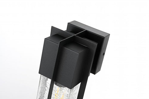Elegant Lighting Janney 7 inch Outdoor Pendant in Black Model: OD340W12BK