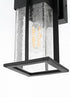 Elegant Lighting Janney 7 inch Outdoor Pendant in Black Model: OD340W12BK