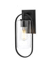 Elegant Lighting Jaxson 1 Light Wall Sconce W6 Inch xH15 Inch xE6 Inch in Black Model: OD811W15BK