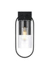 Elegant Lighting Jaxson 1 Light Wall Sconce W6 Inch xH15 Inch xE6 Inch in Black Model: OD811W15BK