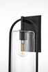 Elegant Lighting Jaxson 1 Light Wall Sconce W8 Inch xH20 Inch xE8 Inch in Black Model: OD811W20BK