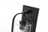 Elegant Lighting Jaxson 1 Light Wall Sconce W8 Inch xH20 Inch xE8 Inch in Black Model: OD811W20BK