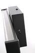 Elegant Lighting Jaxx 1 Light Wall Sconce L16 Inch E4.5 Inch H4.3 Inch LED 8 Watt 3CCT in Black Model: LD303W16BK