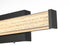 Elegant Lighting Jaxx 1 Light Wall Sconce L16 Inch E4.5 Inch H4.3 Inch LED 8 Watt 3CCT in Black Model: LD303W16BK