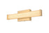 Elegant Lighting Jaxx 1 Light Wall Sconce L16 Inch E4.5 Inch H4.3 Inch LED 8 Watt 3CCT in Satin Gold Model: LD303W16SG