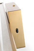 Elegant Lighting Jaxx 1 Light Wall Sconce L24 Inch E4.5 Inch H4.3 Inch LED 14 Watt 3CCT in Satin Gold Model: LD303W24SG