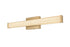 Elegant Lighting Jaxx 1 Light Wall Sconce L24 Inch E4.5 Inch H4.3 Inch LED 14 Watt 3CCT in Satin Gold Model: LD303W24SG