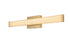 Elegant Lighting Jaxx 1 Light Wall Sconce L24 Inch E4.5 Inch H4.3 Inch LED 14 Watt 3CCT in Satin Gold Model: LD303W24SG