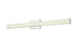 Elegant Lighting Jaxx 1 Light Wall Sconce L36 Inch E4.5 Inch H4.3 Inch LED 24 Watt 3CCT in Chrome Model: LD303W36C