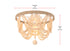 Elegant Lighting Jolie 4 Light Flush Mount D16 Inch H14 Inch in Beige Model: LD306F16BG