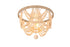 Elegant Lighting Jolie 4 Light Flush Mount D16 Inch H14 Inch in Beige Model: LD306F16BG