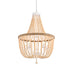 Elegant Lighting Jolie 5 Light Pendant D24 Inch H47 Inch in Beige Model: LD306D24BG