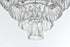 Elegant Lighting Josephine 10 Light Pendant D20 Inch H14 Inch L10 Chrome in Chrome and Clear Finish Model: 1060D20C
