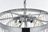 Elegant Lighting Josephine 10 Light Pendant D20 Inch H14 Inch L10 Chrome in Chrome and Clear Finish Model: 1060D20C