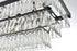 Elegant Lighting Josephine 12 Light Pendant L36 Inch W16 Inch 11.5 Inch L12 Black in Black and Clear Finish Model: 1060G36BK