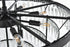 Elegant Lighting Josephine 13 Light Pendant D27.5 Inch H20.5 Inch L13 Black in Black and Clear Finish Model: 1060D27BK
