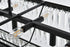 Elegant Lighting Josephine 17 Light Pendant L48 Inch W16 Inch 11.5 Inch L17 Black in Black and Clear Finish Model: 1060G48BK