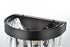 Elegant Lighting Josephine 2 Light Wall Sconce W10 Inch S6.3 Inch H10.5 Inch L2 Black in Black and Clear Finish Model: 1060W10BK