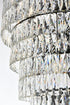 Elegant Lighting Josephine 41 Light Pendant D32 Inch H54 Inch L41 Black in Black and Clear Finish Model: 1060SR32BK