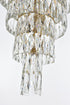 Elegant Lighting Josephine 41 Light Pendant D32 Inch H54 Inch L41 Satin Gold in Satin Gold and Clear Finish Model: 1060SR32SG