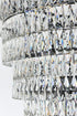Elegant Lighting Josephine 61 Light Pendant D41 Inch H68 Inch L61 Black in Black and Clear Finish Model: 1060SR41BK