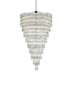 Elegant Lighting Josephine 61 Light Pendant D41 Inch H68 Inch L61 Chrome in Chrome and Clear Finish Model: 1060SR41C