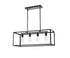 Elegant Lighting Judah 4 Light Pendant L30.5 Inch xW12 Inch xH11 Inch L4 in Black Model: LD723D31BK