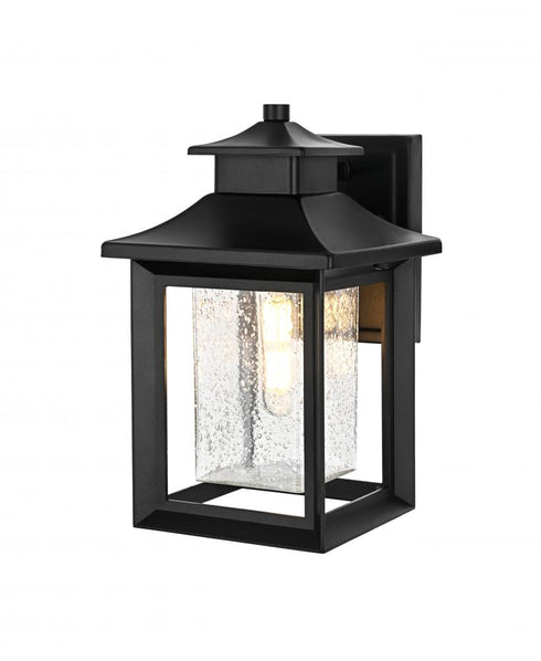 Elegant Lighting Judson 7 inch Outdoor Pendant in Black Model: OD348W12BK