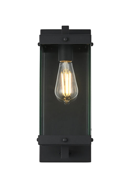 Elegant Lighting Julien 1 Light Wall Sconce W5.9 Inch E7.6 Inch H15.4 Inch in Black Model: OD408W15BK