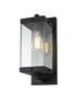 Elegant Lighting Julien 1 Light Wall Sconce W5.9 Inch E7.6 Inch H15.4 Inch in Black Model: OD408W15BK