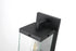 Elegant Lighting Julien 1 Light Wall Sconce W6.9 Inch E8.5 Inch H17.3 Inch in Black Model: OD408W17BK