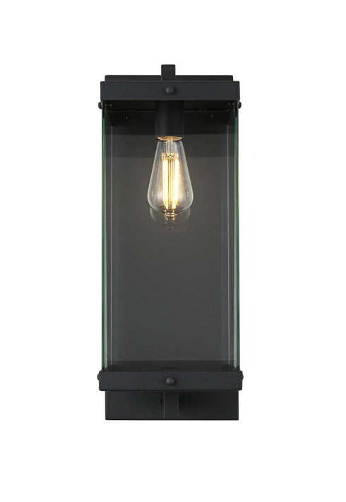 Elegant Lighting Julien 1 Light Wall Sconce W7.9 Inch E9.5 Inch H20.5 Inch in Black Model: OD408W21BK